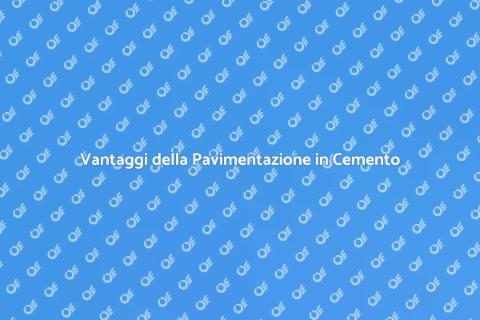 Posa Pavimentazione Cemento Esterni