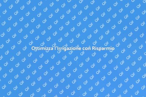 Irrigazione a Risparmio Energetico