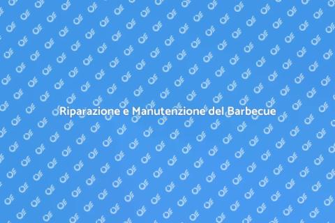Manutenzione e Riparazione Barbecue
