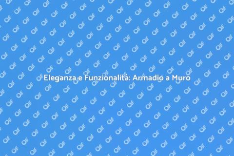 Armadio a Muro in Legno: Eleganza