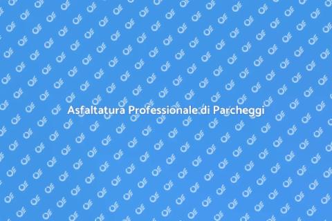 Asfaltare Parcheggio Pubblico con Ernesto
