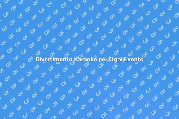 Servizi di Karaoke per Eventi Indimenticabili