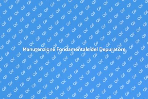 Manutenzione Depuratore d'Acqua Essenziale