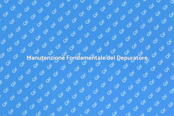 Manutenzione Cruciale per Depuratori d'Acqua