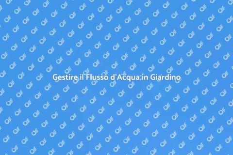 Risolvere Problemi di Flusso d'Acqua