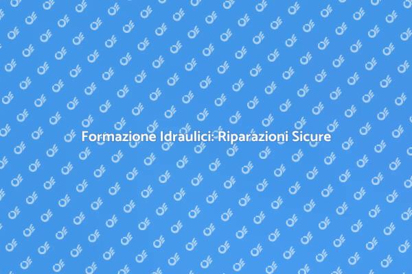 Idraulici Competenti per Casa Sicura