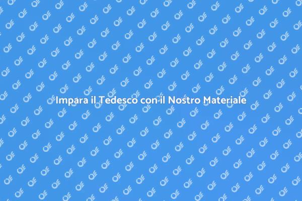 Risorse per Imparare il Tedesco