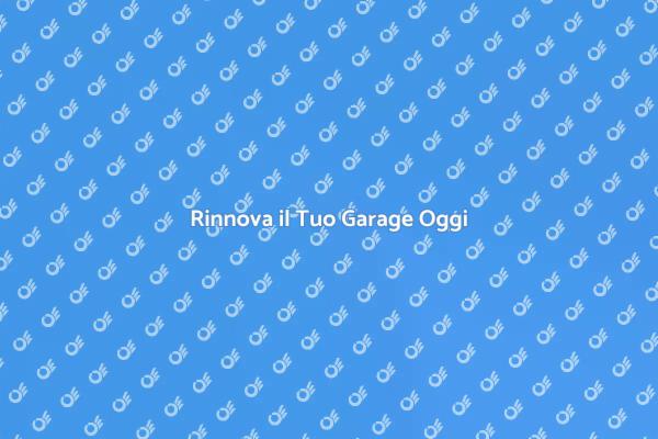Trasforma il Tuo Garage Subito