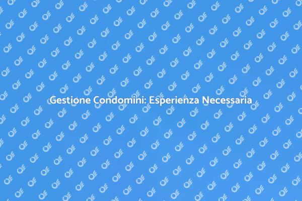 Perché Scegliere un Amministratore Esperto