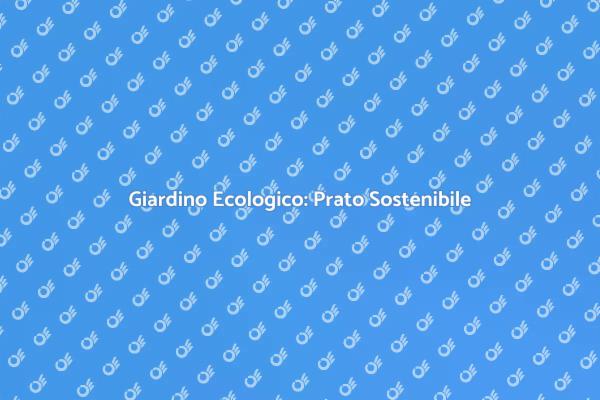 Prato Sostenibile: Armonia con la Natura