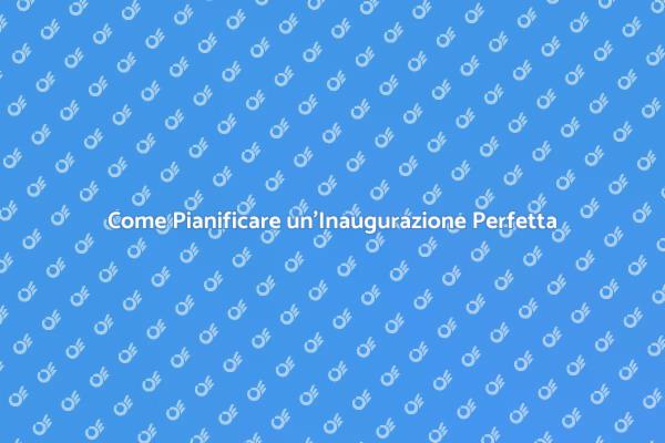 L'Arte di Organizzare Eventi Speciali