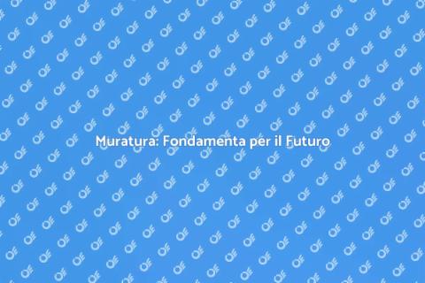 Lavoro di Muratura: Costruisci il Futuro