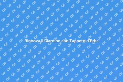 Installare Tappeto d'Erba Facile