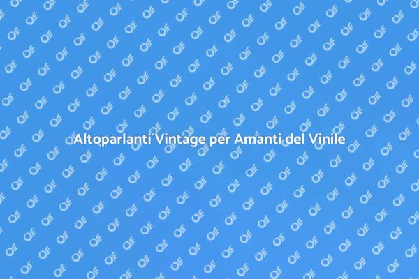 Riscopri il Suono del Vinile!