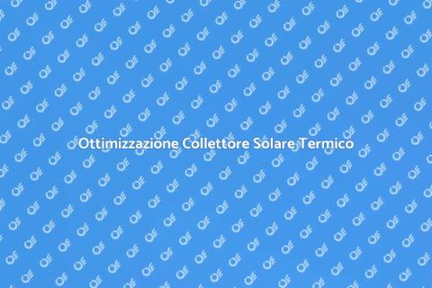 Controllo Collettore Solare Termico