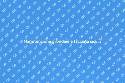 Protezione facciata e grondaie PVC