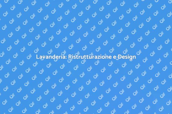 Ristrutturazione Funzionale della Lavanderia