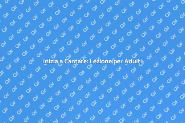 Canta e Scopri il Tuo Talento!