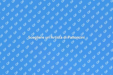 Prenotare Artista di Palloncini