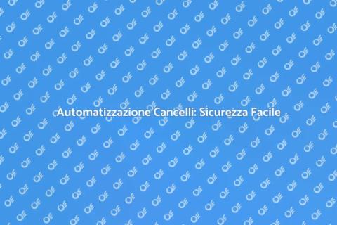 Kit per Automatizzare Cancelli Facile