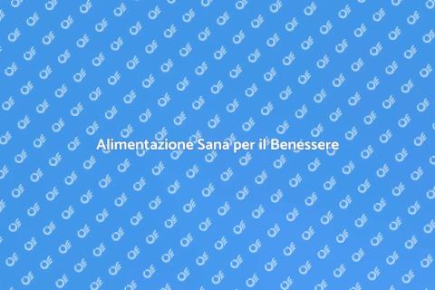 Piano Alimentare per la Salute