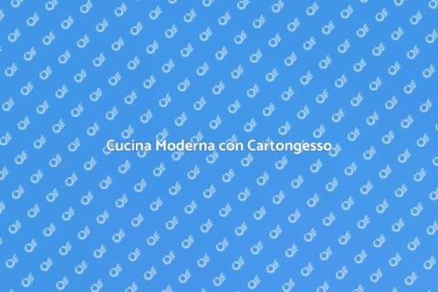 Rifinitura Cucina in Cartongesso