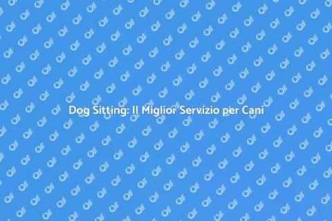 Servizio Dog Sitting Professionale