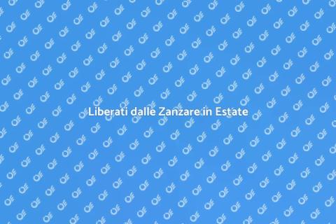 Disinfestazione Zanzare Efficace Garantita