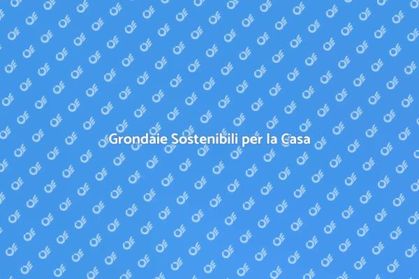 Grondaie per Raccolta Acque Piovane