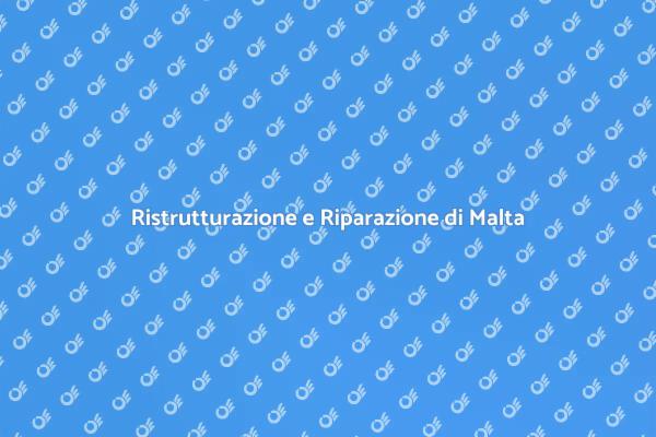 Riparazione di Malta: Rinnova il Tuo Spazio
