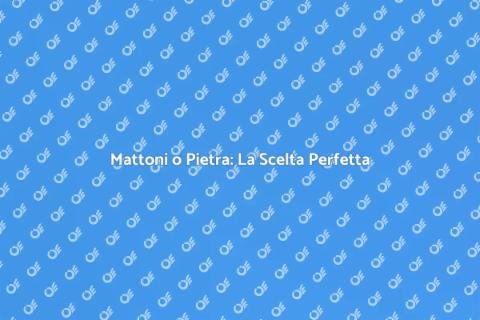 Rivestimento di Mattoni o Pietra