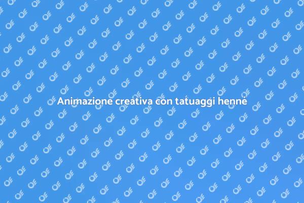 Tatuaggi henné: un tocco artistico