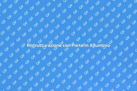 Porta in Alluminio per Interni