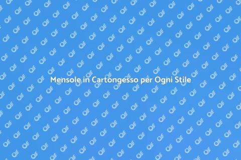 Riprogettare Mensole in Cartongesso