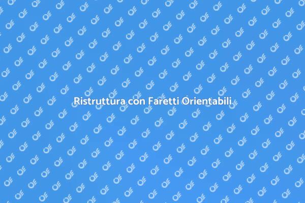 Illumina con Faretti Orientabili