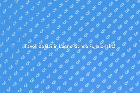 Tavoli Quadrati da Bar in Legno Massello