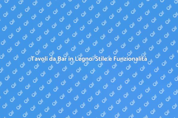 Tavoli Quadrati per Bar in Legno Massello