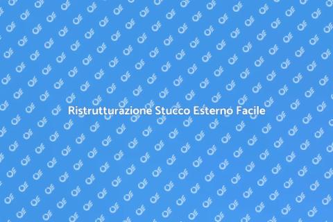 Riparazione Stucco Esterno: Guida