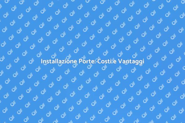Guida all'Installazione di Porte