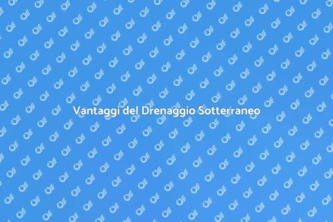 Installazione Condotto Drenaggio Sotterraneo
