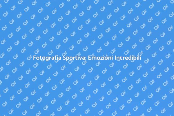 Emozioni Uniche in Ogni Scatto Sportivo