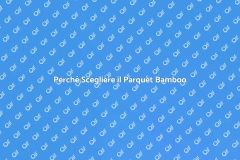 Parquet Bamboo Sostenibile in Casa