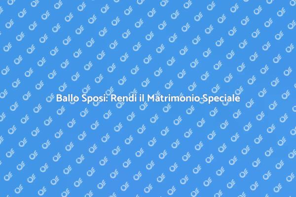 Danza per Sposi: Un Momento Unico