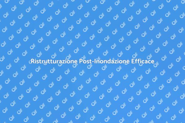 Ripristino Efficace Dopo Inondazione