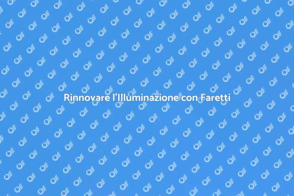 Trasforma la Tua Casa con Faretti Nuovi