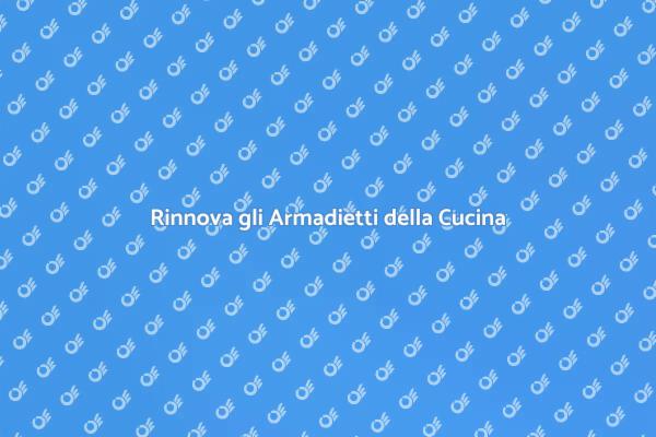 Trasforma la tua Cucina con Nuovi Armadietti