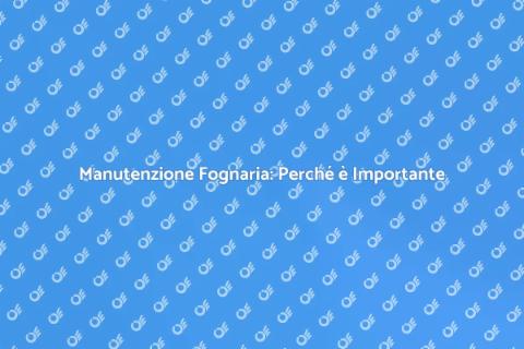 Sturare Linea Fognaria Principale