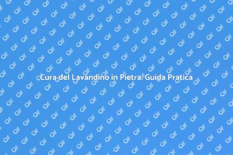 Lavandino in Pietra: Bellezza e Funzionalità