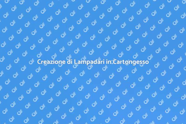 I Lampadari in Cartongesso che Desideri
