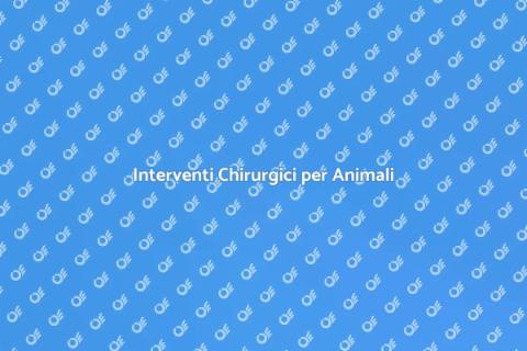 Chirurgia per Animali Domestici